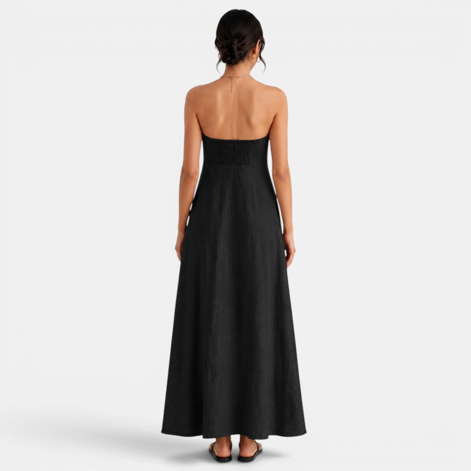 Women's Long Linen Summer Dress