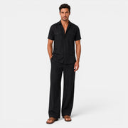 Men's Linen Summer Casual Set