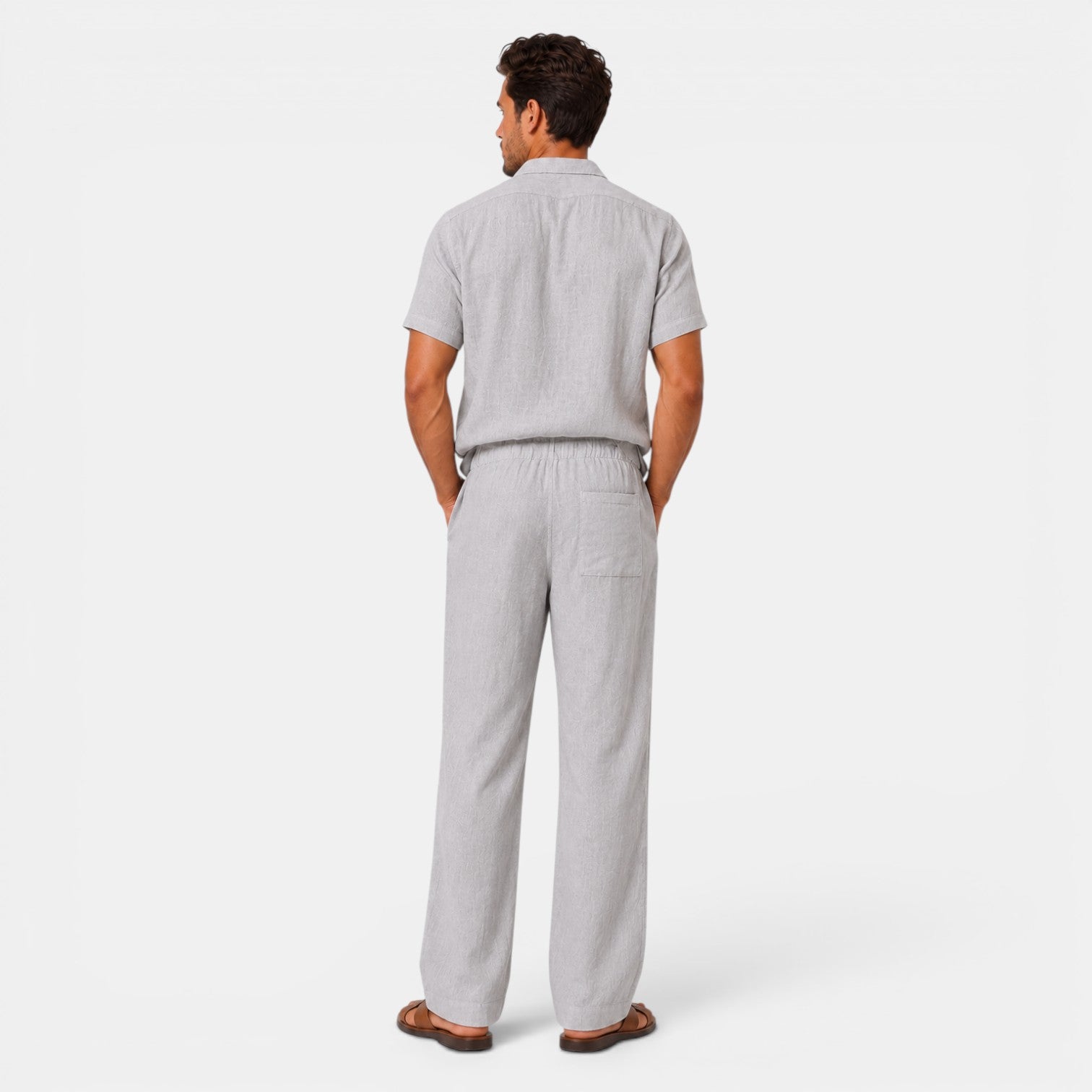 Men's Linen Summer Casual Set