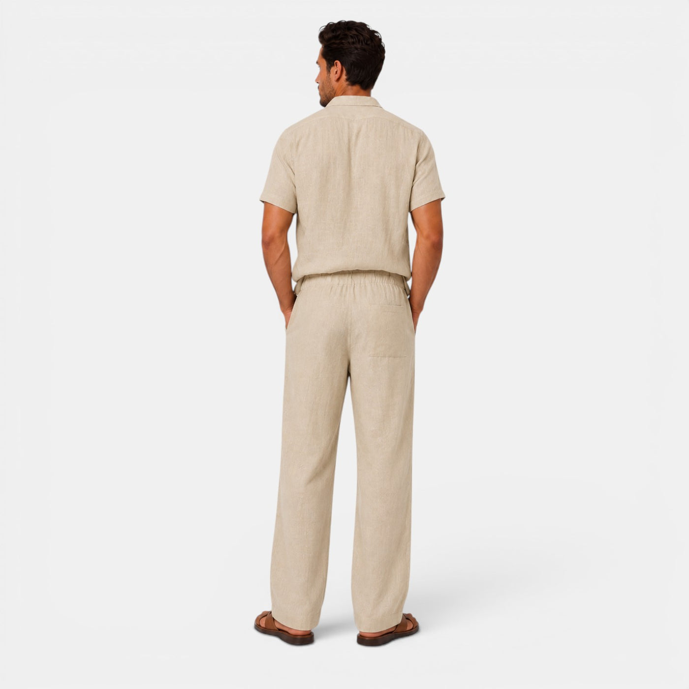 Men's Linen Summer Casual Set