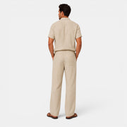 Men's Linen Summer Casual Set