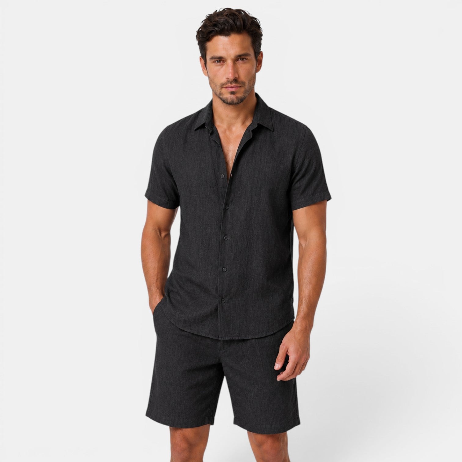 Men's Summer Linen Set