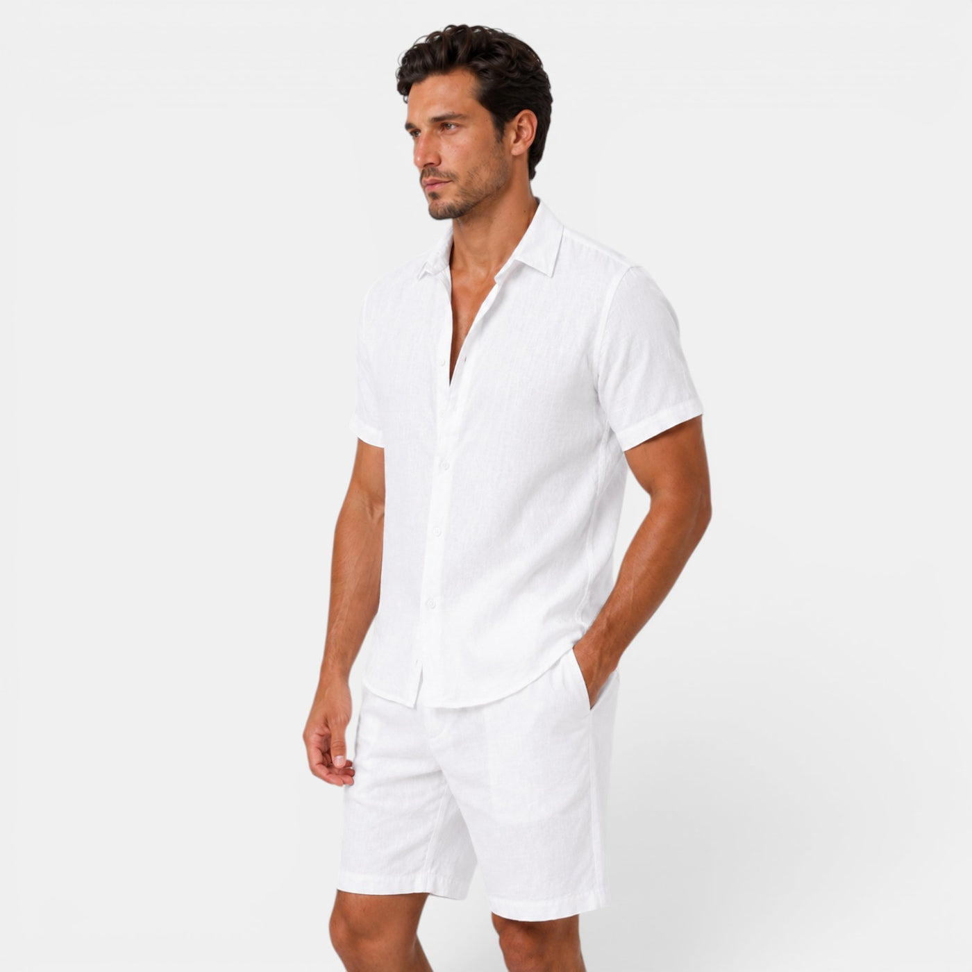 Men's Summer Linen Set