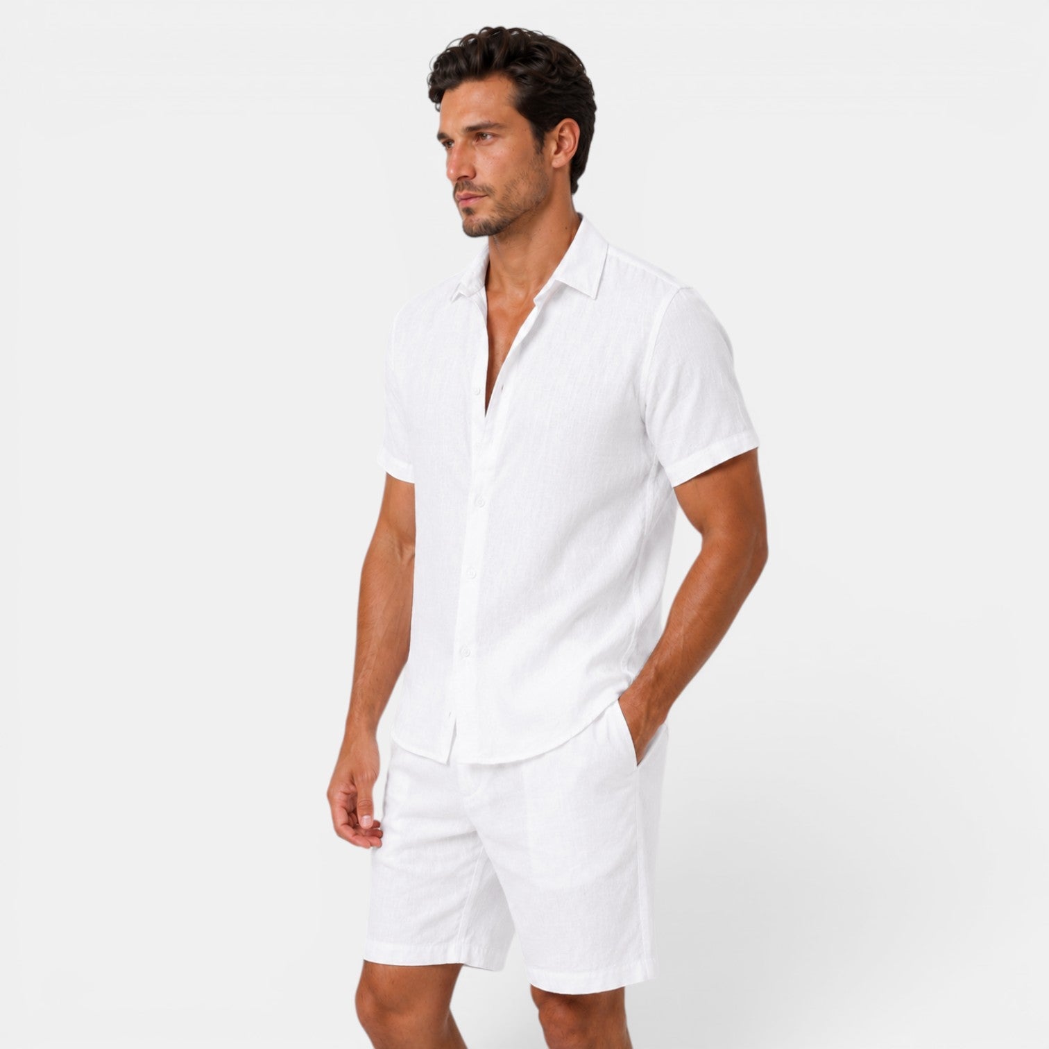 Men's Summer Linen Set