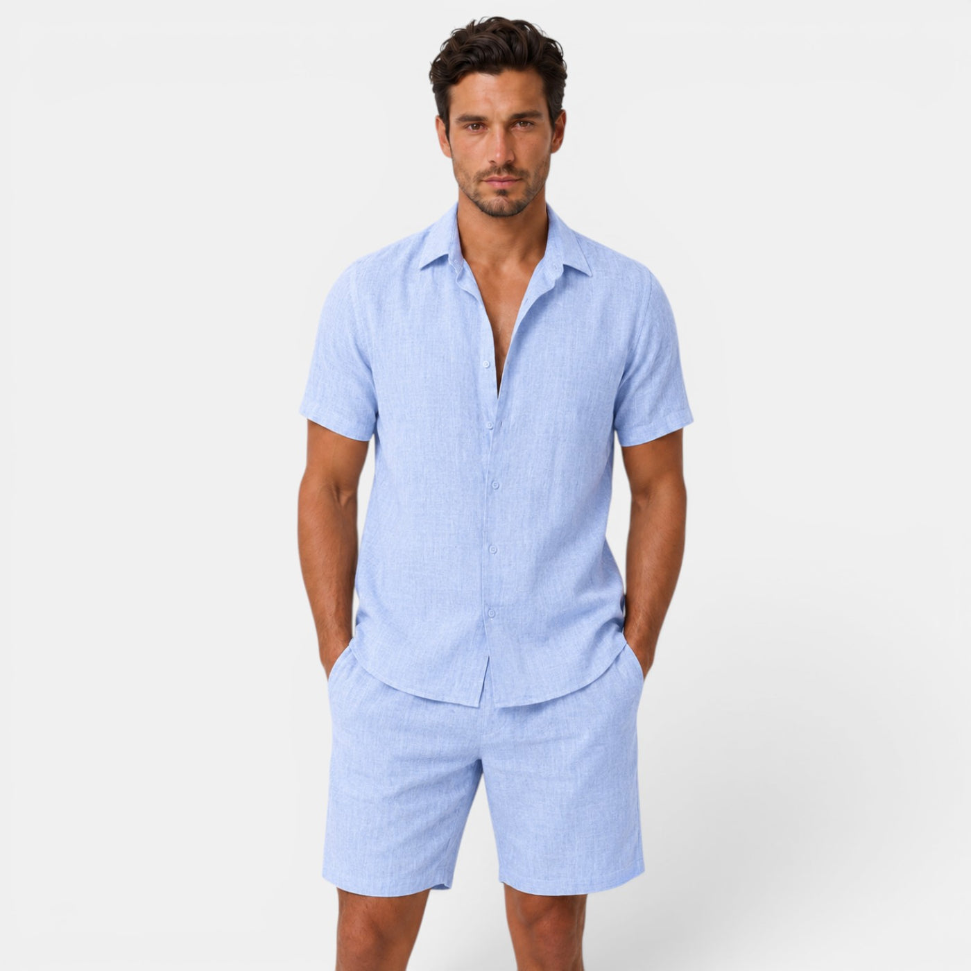 Men's Summer Linen Set