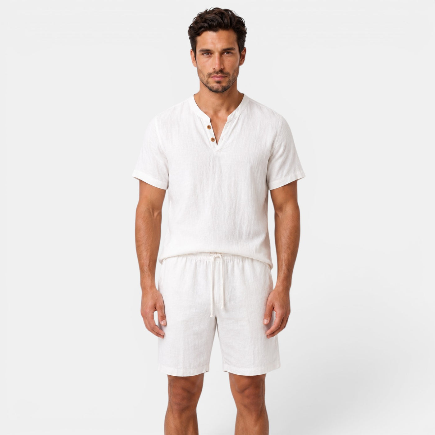 Men's Fresh Linen Casual Set