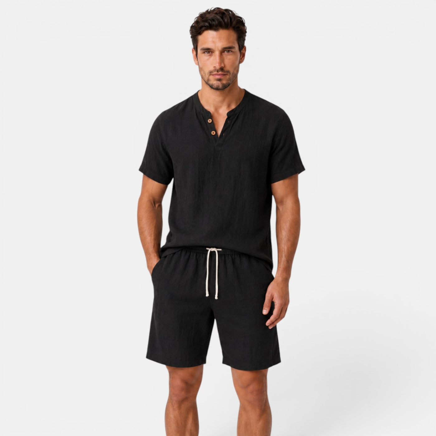 Men's Fresh Linen Casual Set