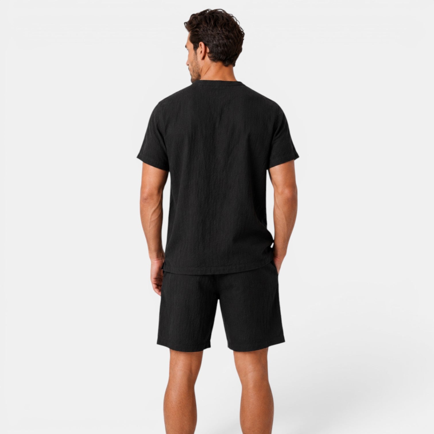 Men's Fresh Linen Casual Set