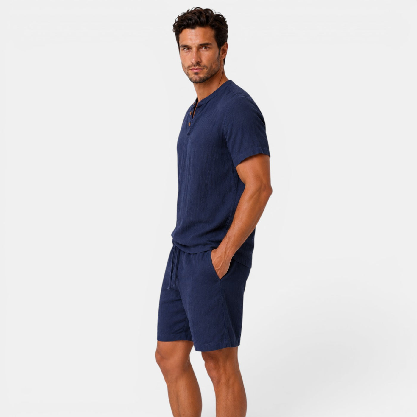 Men's Fresh Linen Casual Set