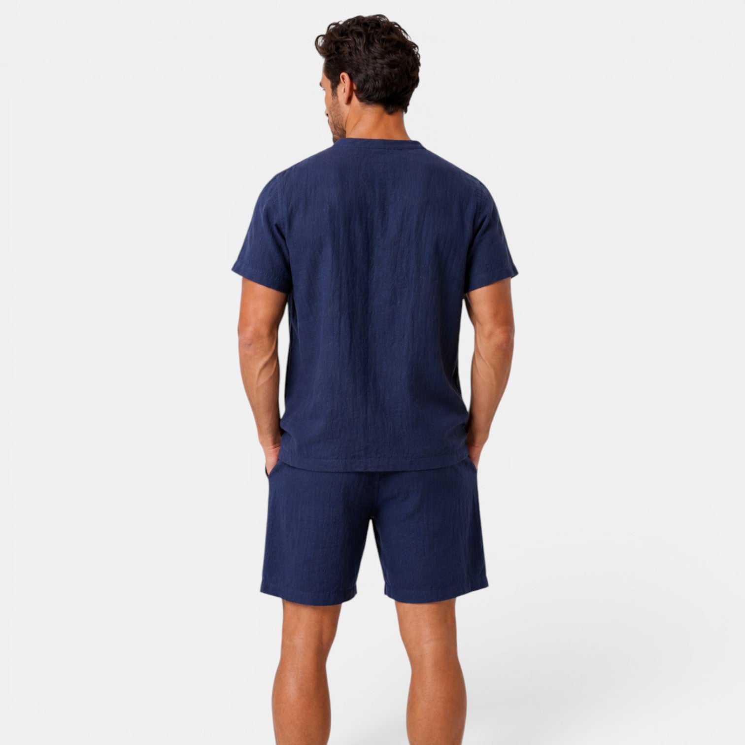 Men's Fresh Linen Casual Set
