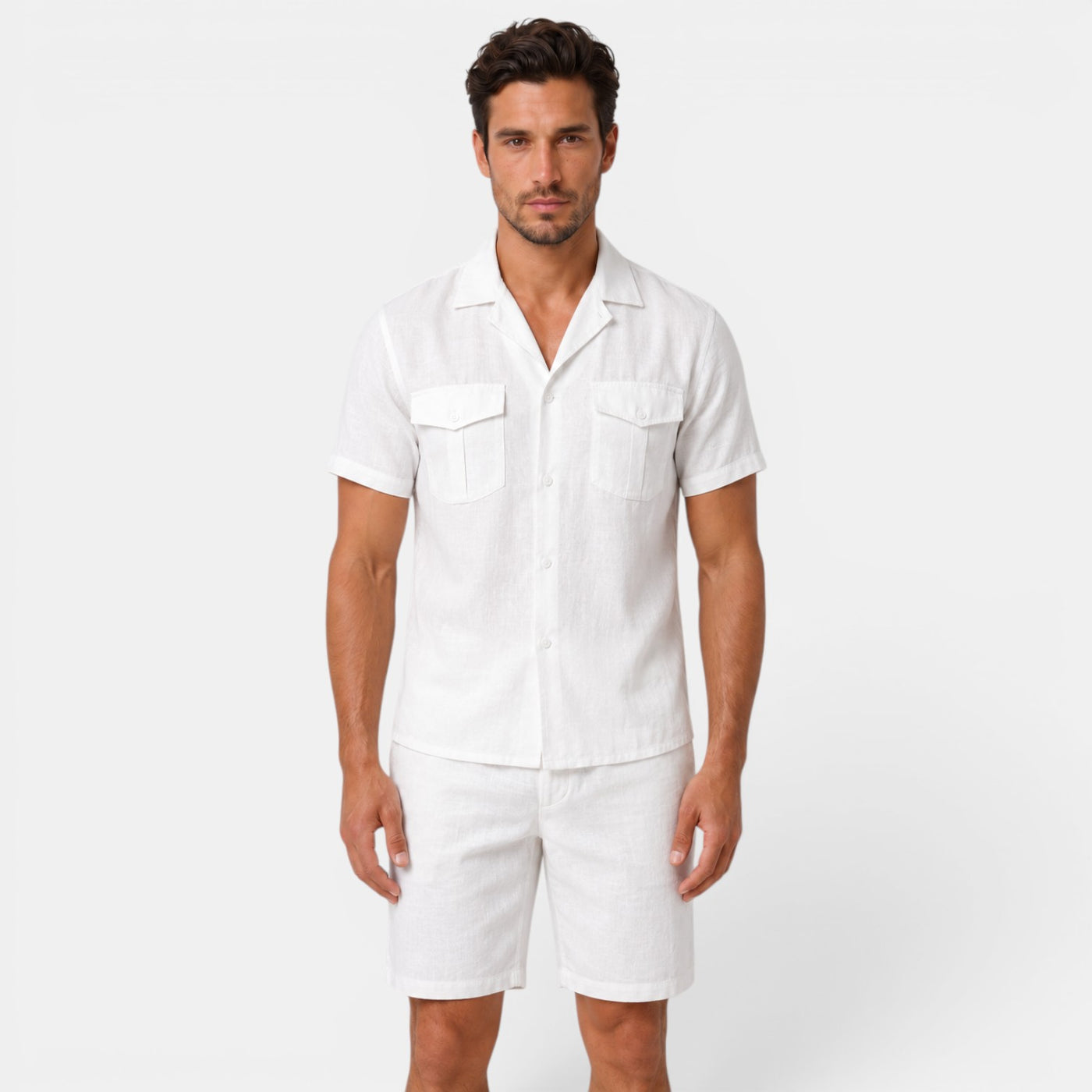 Men's Casual Linen Summer Set