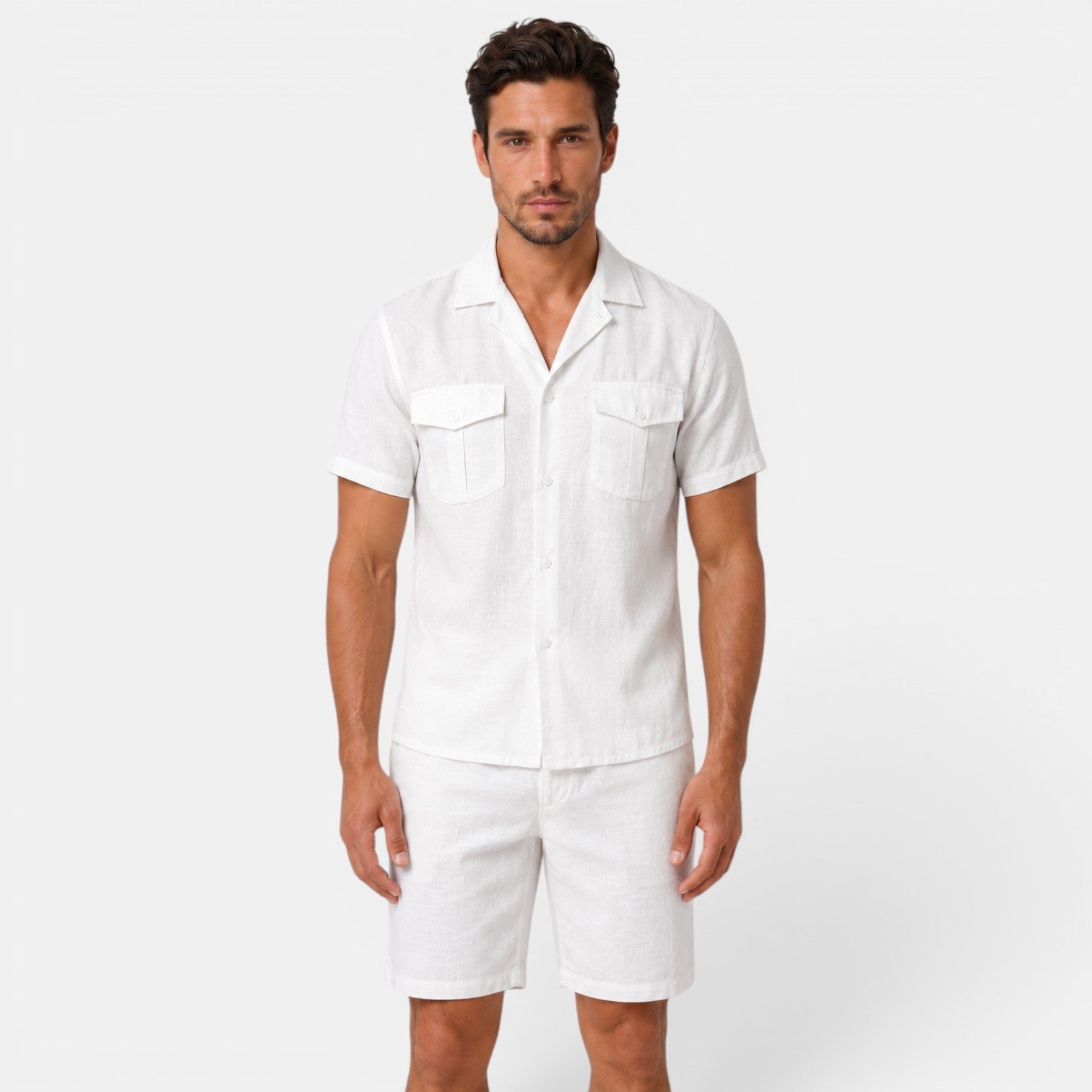 Men's Casual Linen Summer Set