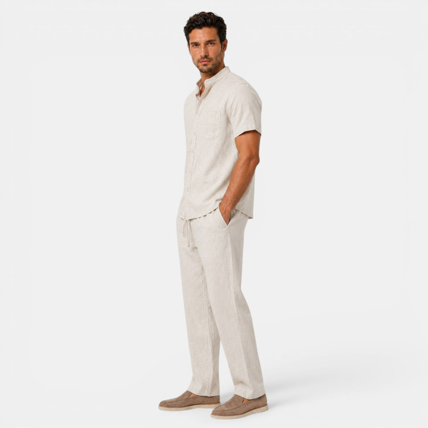 Men's Premium Linen Tencel Set