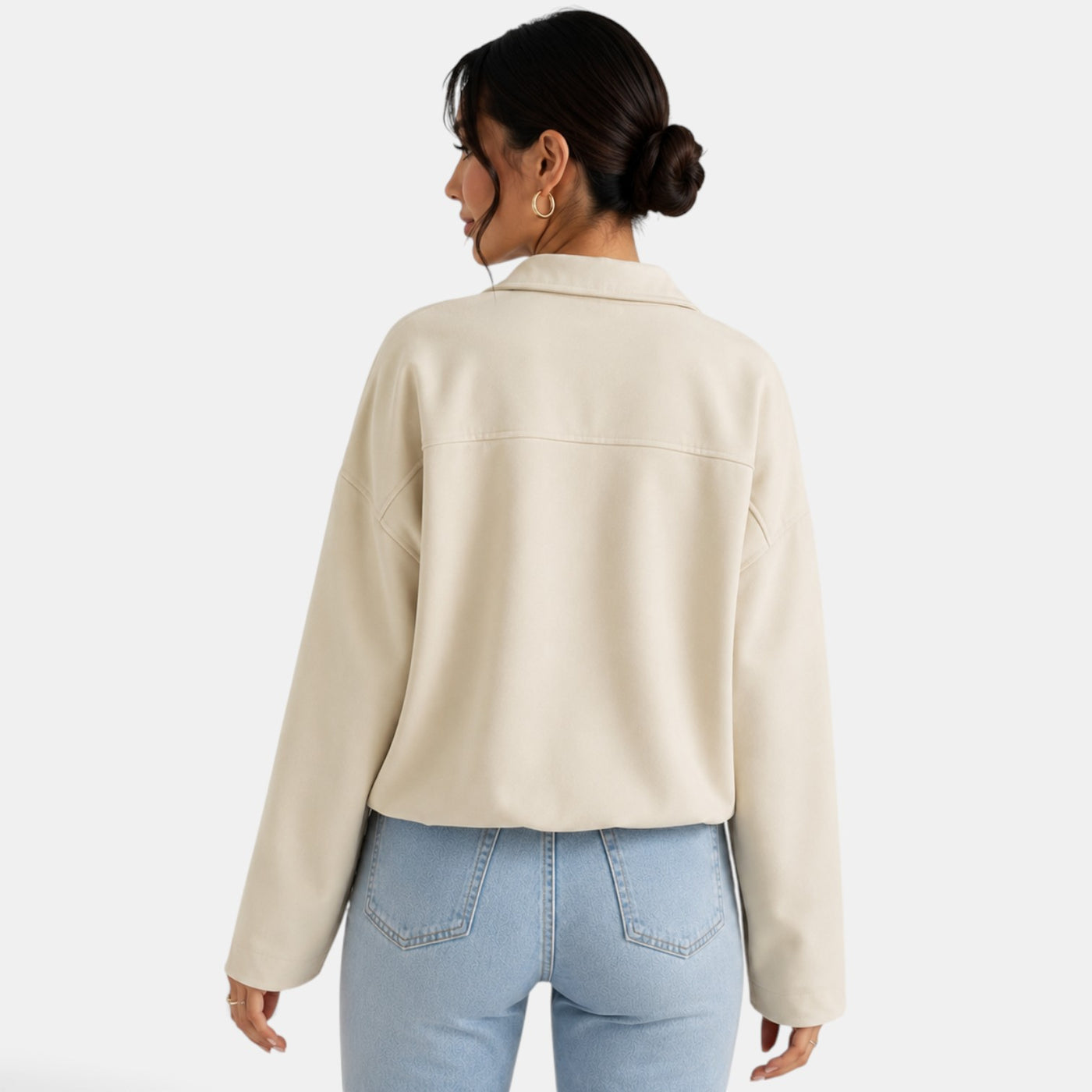 Chaqueta Ante Mujer Otoño