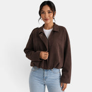 Chaqueta Ante Mujer Otoño
