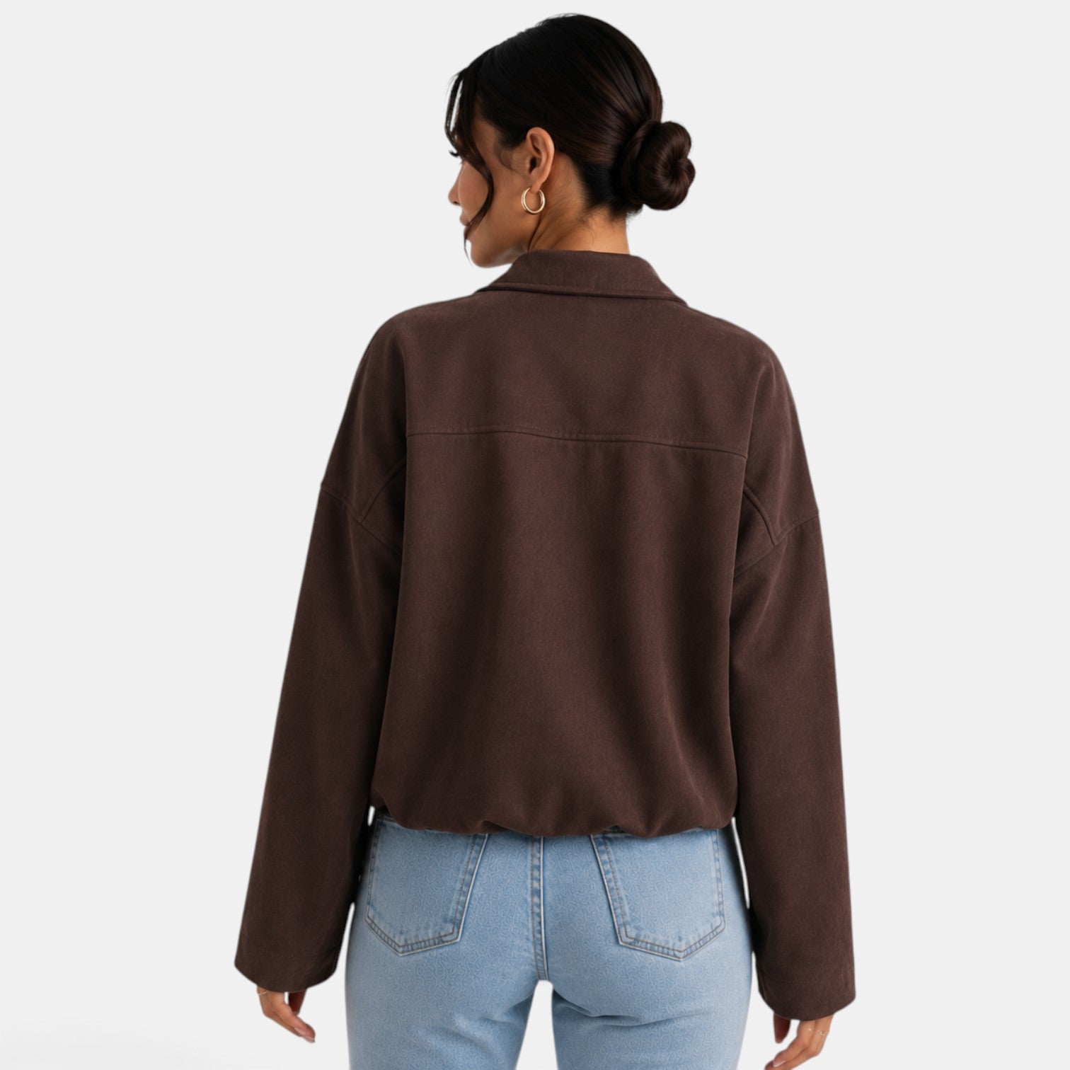 Chaqueta Ante Mujer Otoño