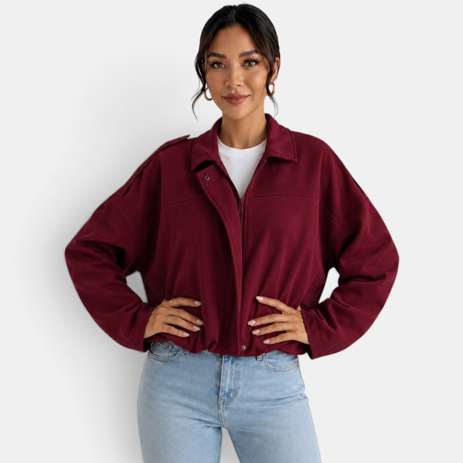 Chaqueta Ante Mujer Otoño