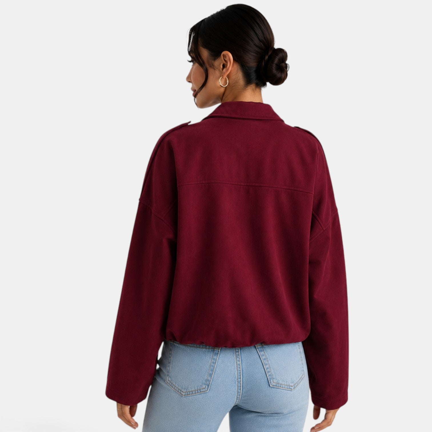 Chaqueta Ante Mujer Otoño