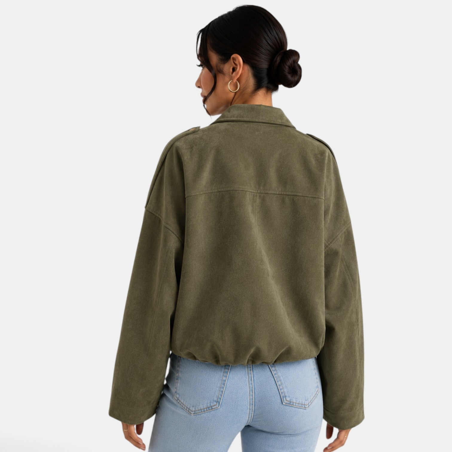 Chaqueta Ante Mujer Otoño