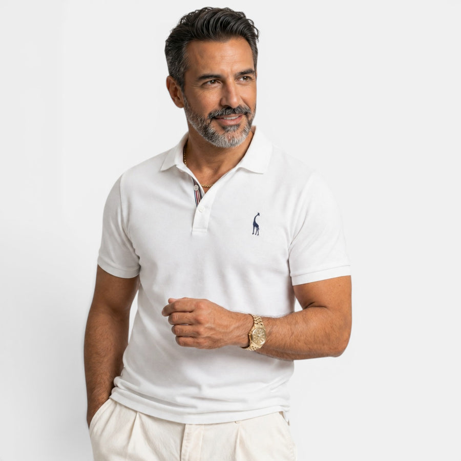 Polo Hombre Bordado Elegante