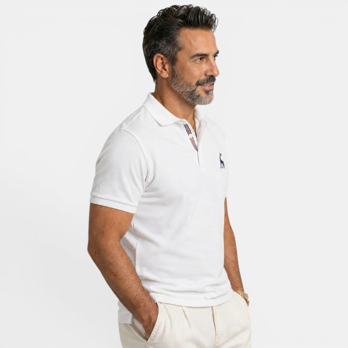 Men's Embroidered Smart Polo Shirt