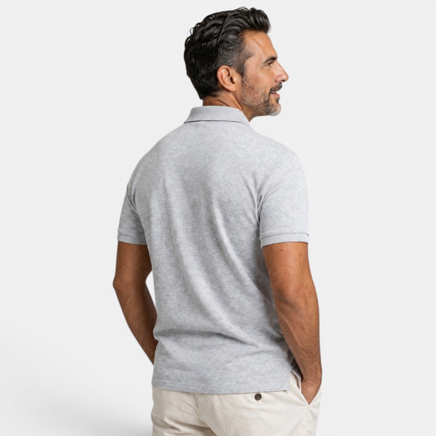Men's Embroidered Smart Polo Shirt