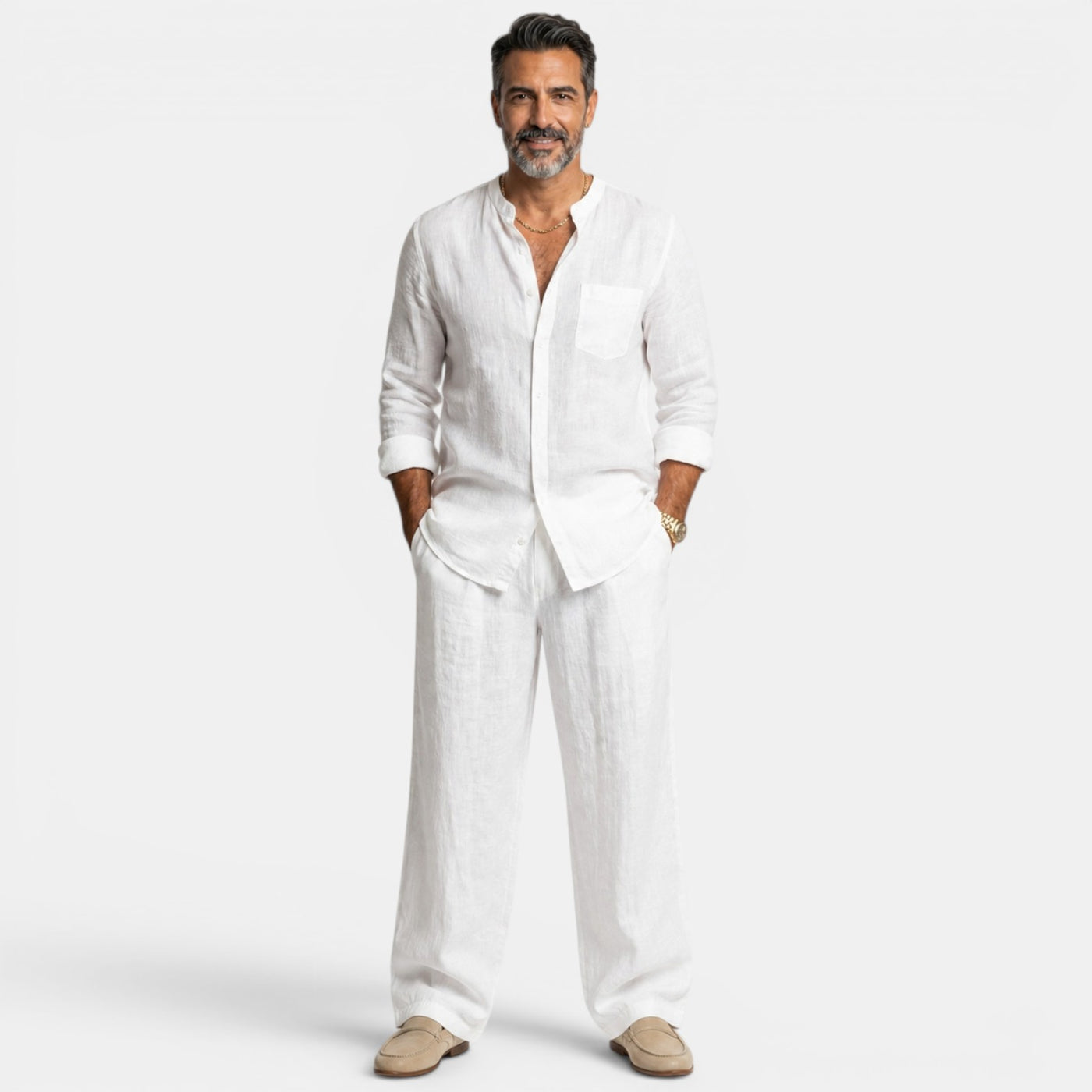 Men's Linen Summer Set
