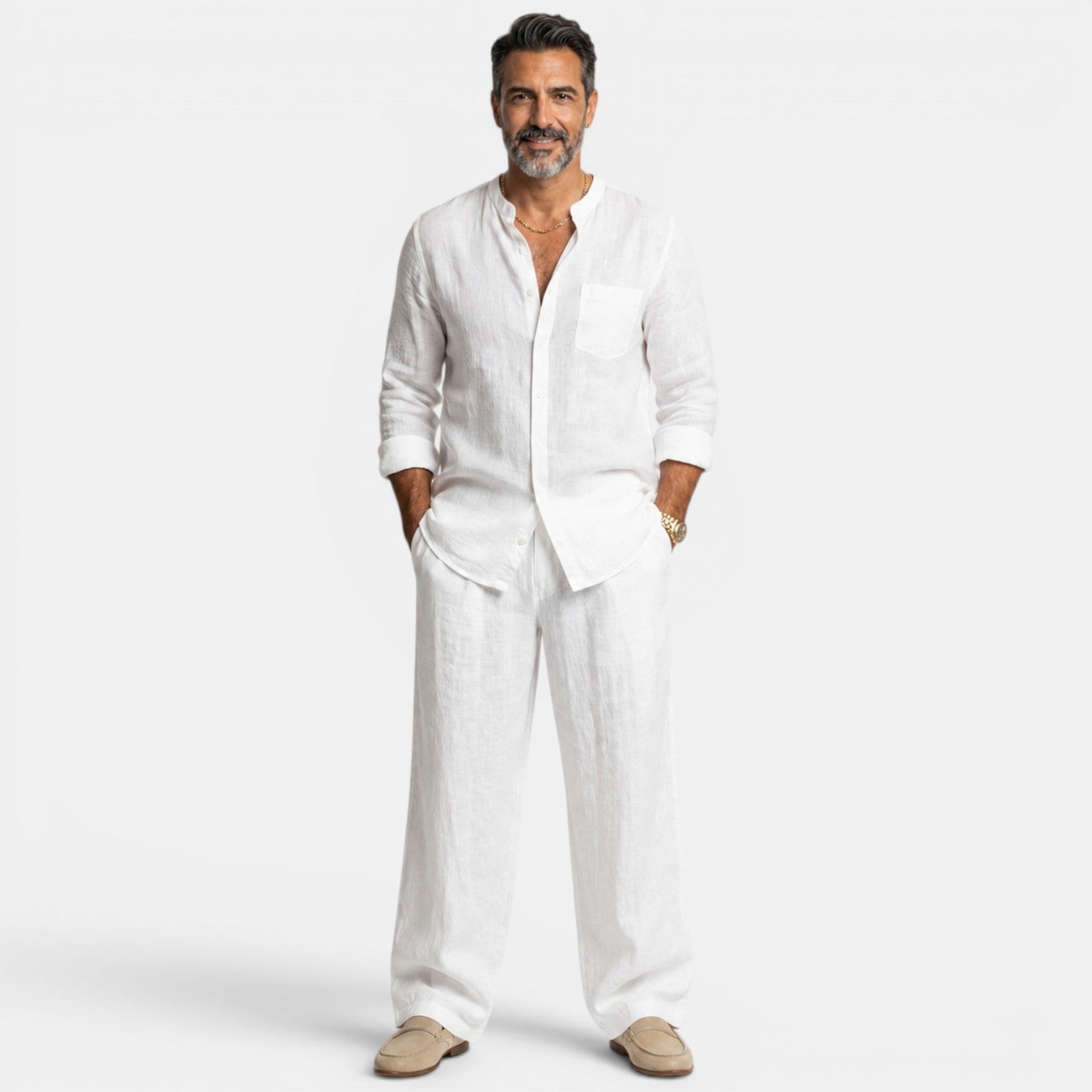 Men's Linen Summer Set