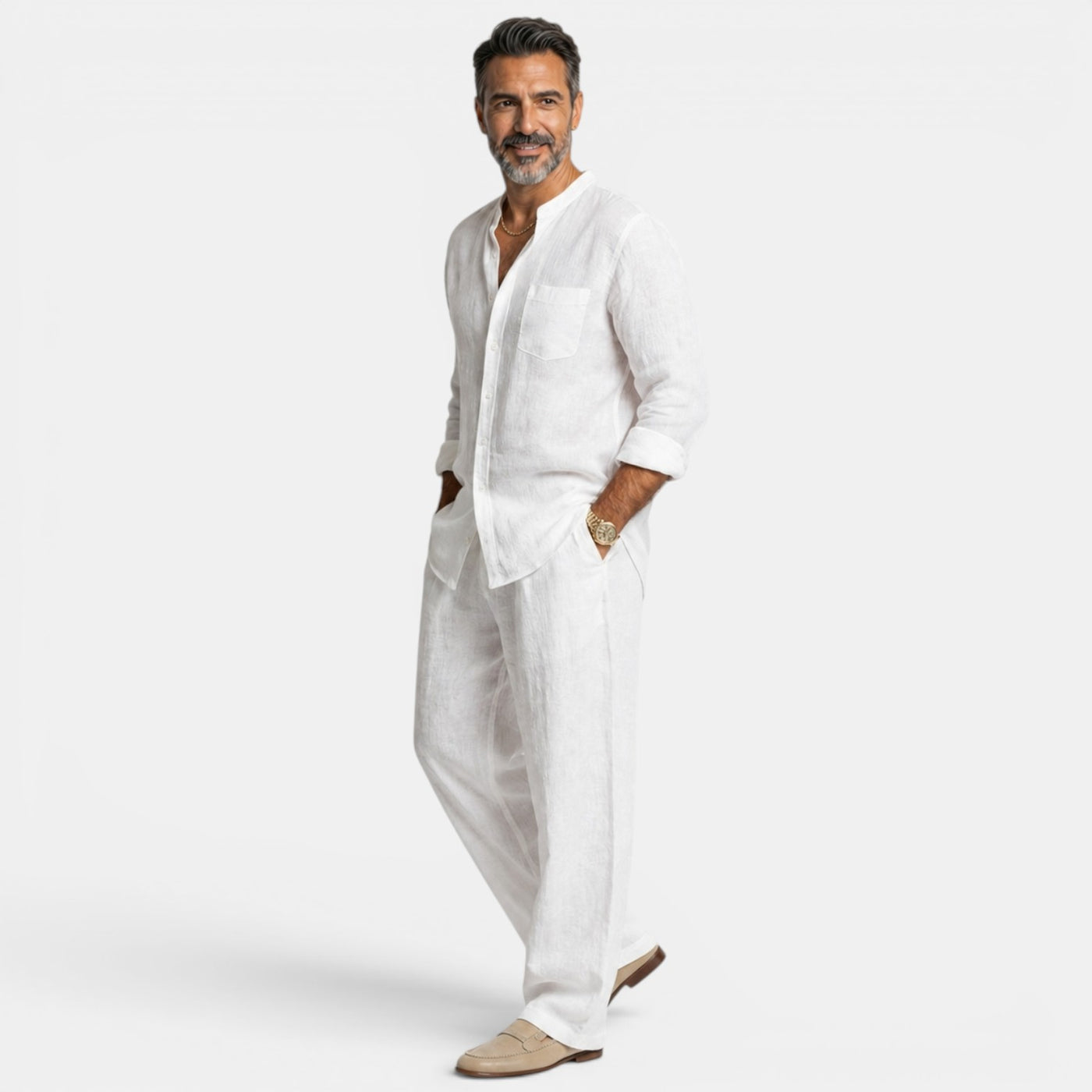 Men's Linen Summer Set