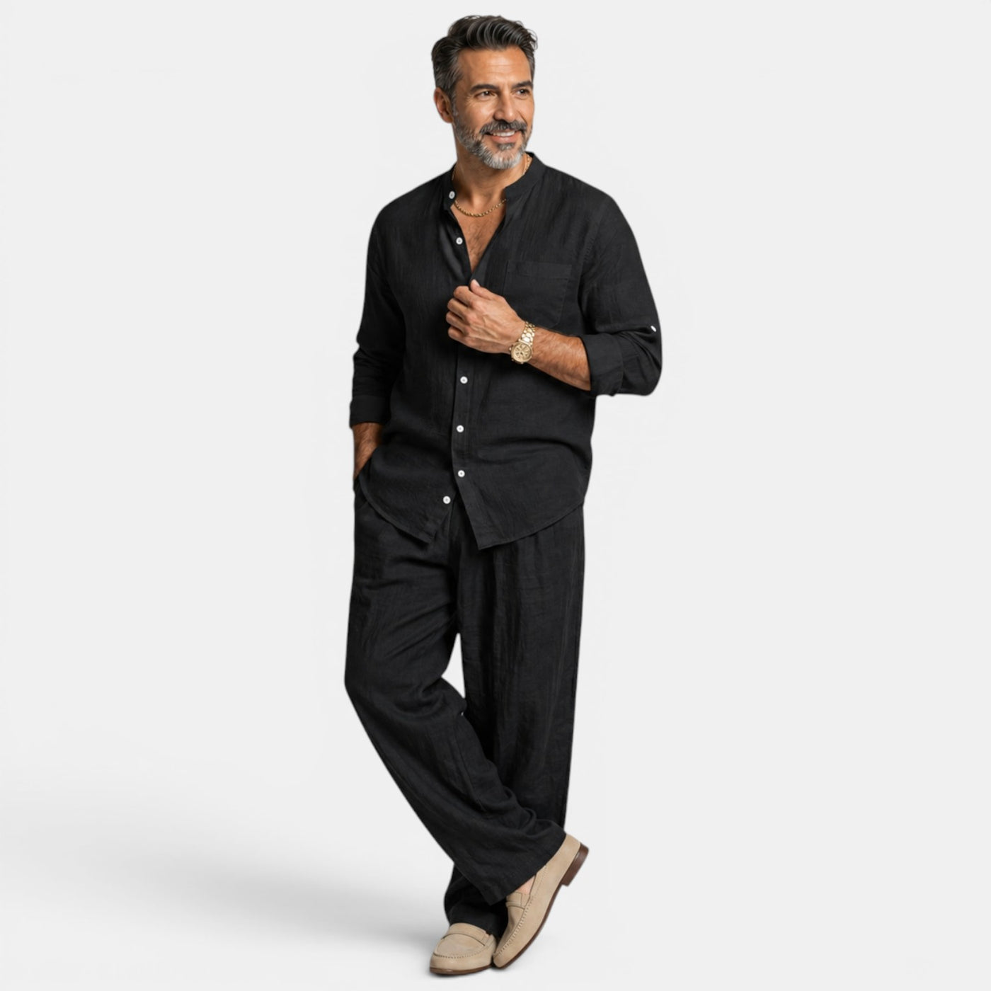 Men's Linen Summer Set