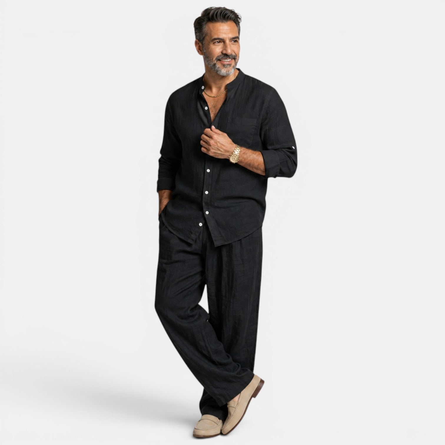 Men's Linen Summer Set