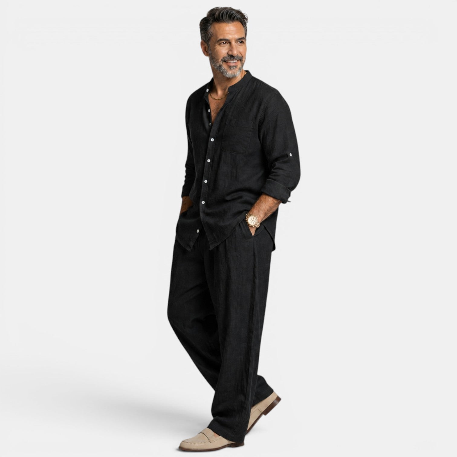 Men's Linen Summer Set