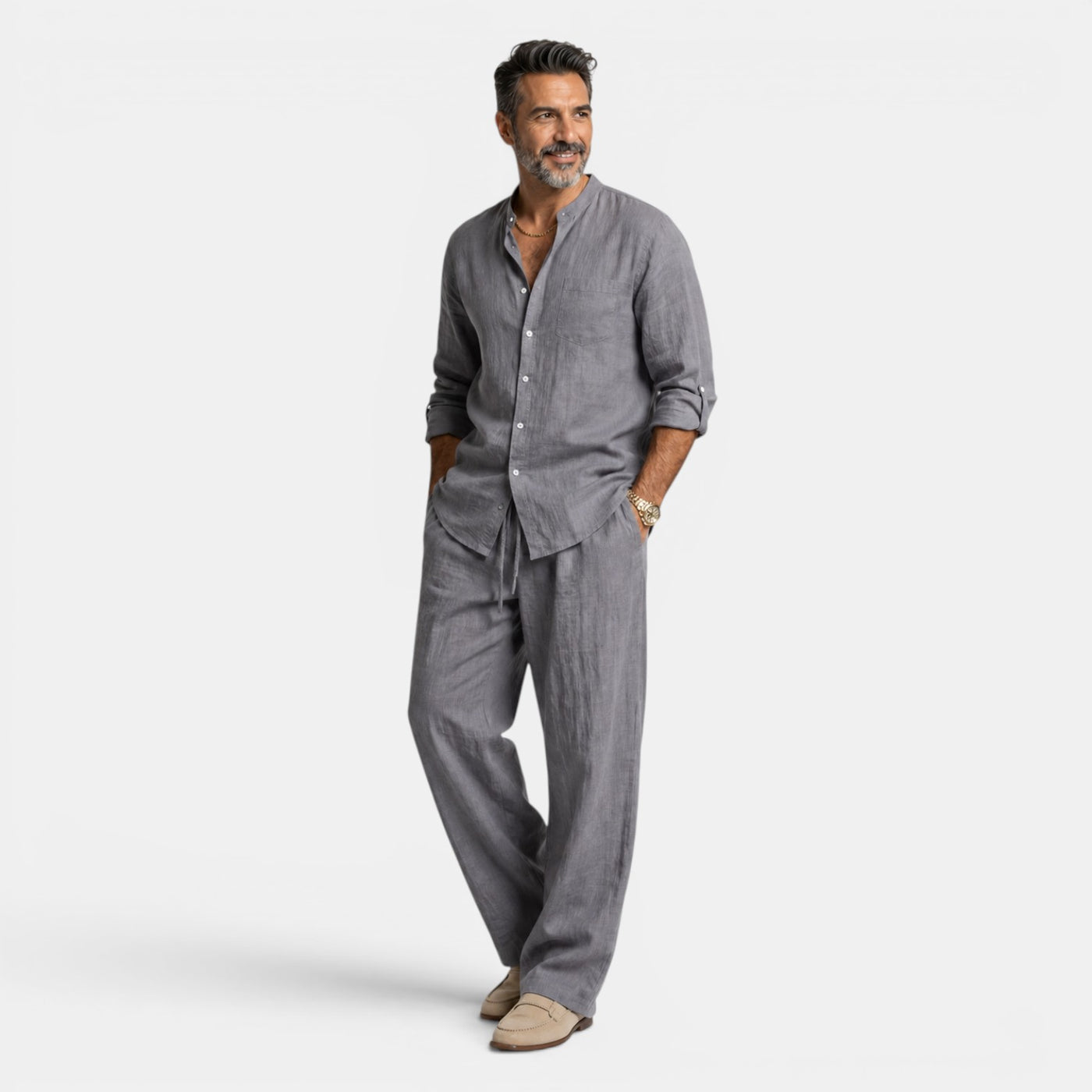 Men's Linen Summer Set