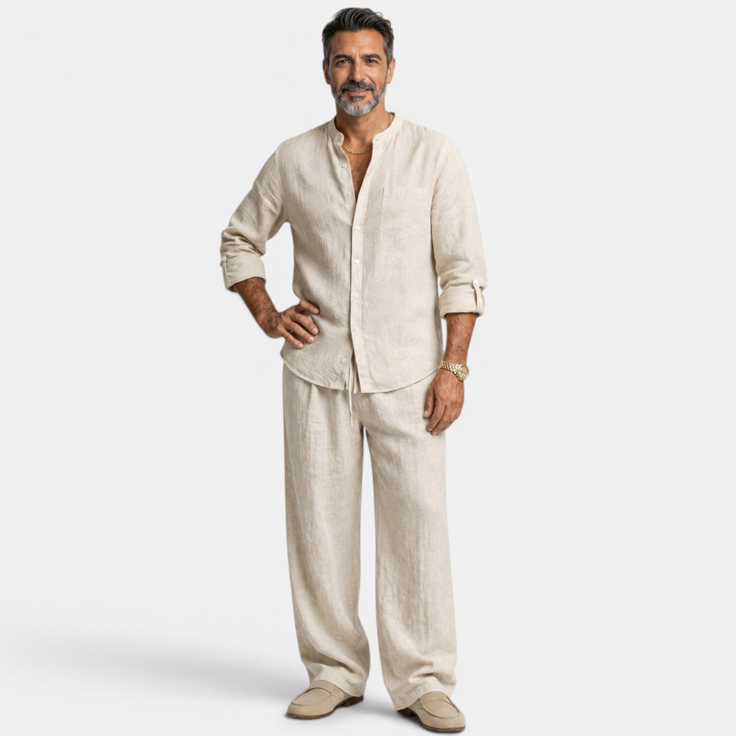 Men's Linen Summer Set