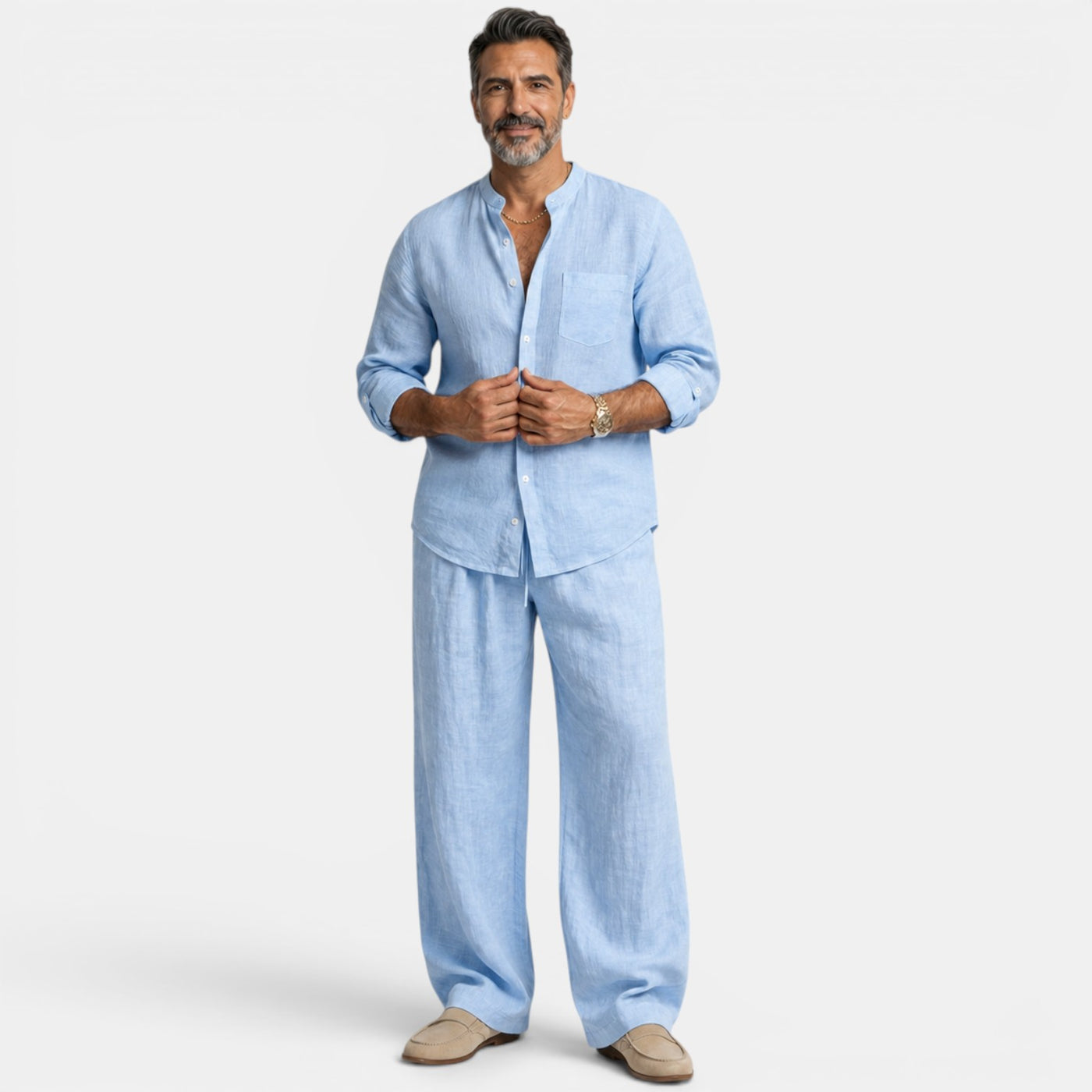 Men's Linen Summer Set