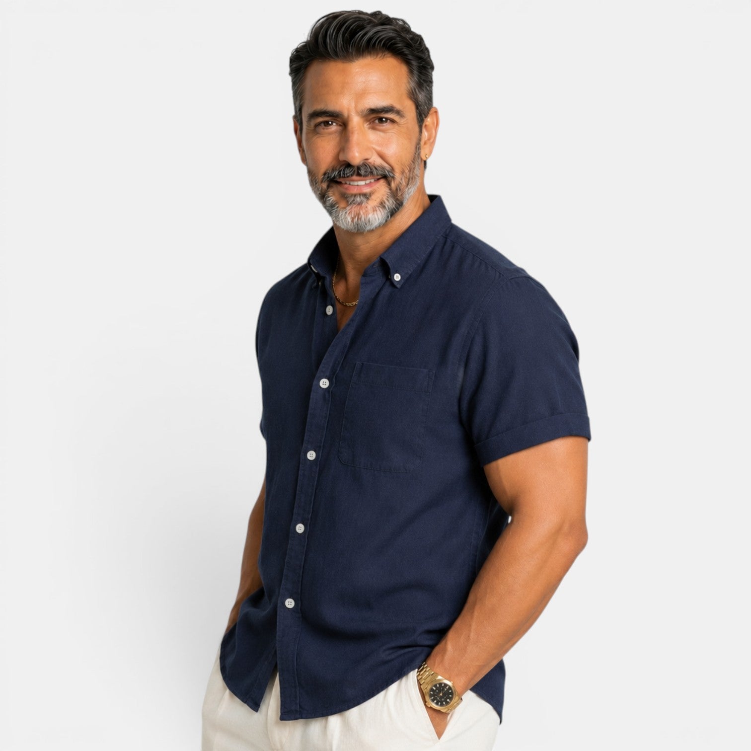 Camisa Hombre Manga Corta
