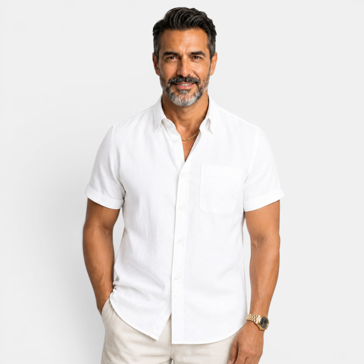 Camisa Hombre Manga Corta