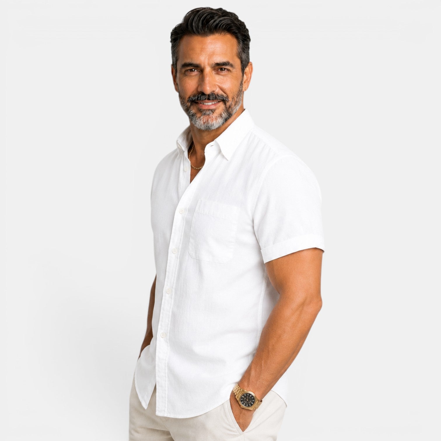 Camisa Hombre Manga Corta
