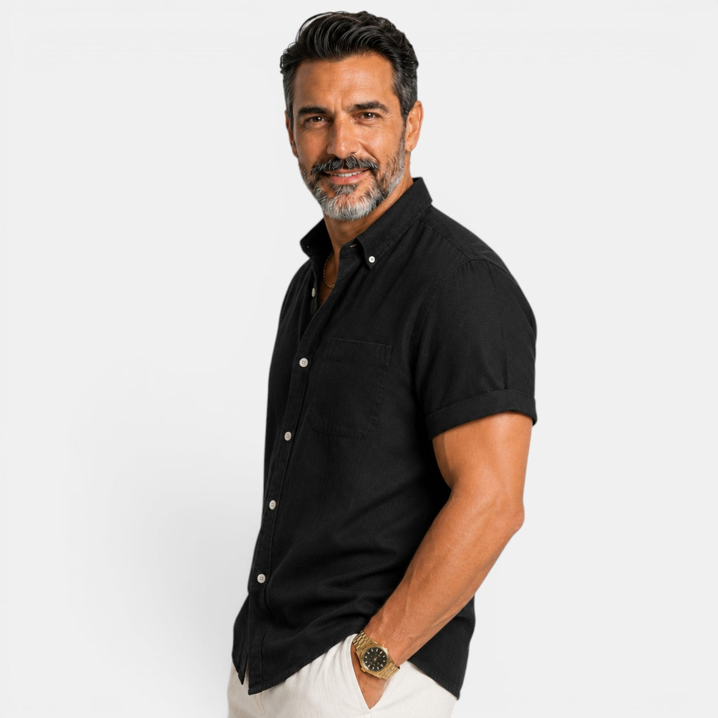 Camisa Hombre Manga Corta