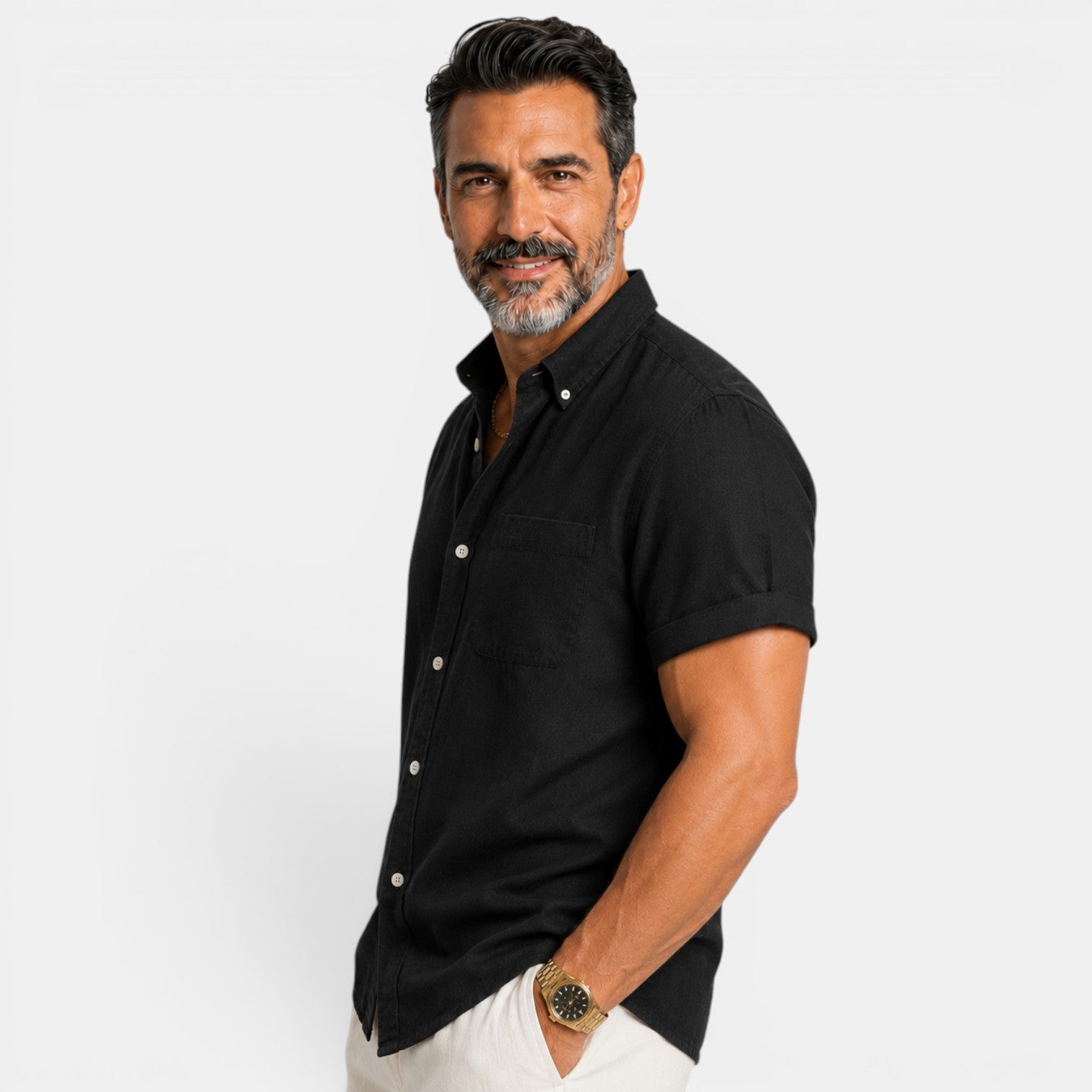 Camisa Hombre Manga Corta