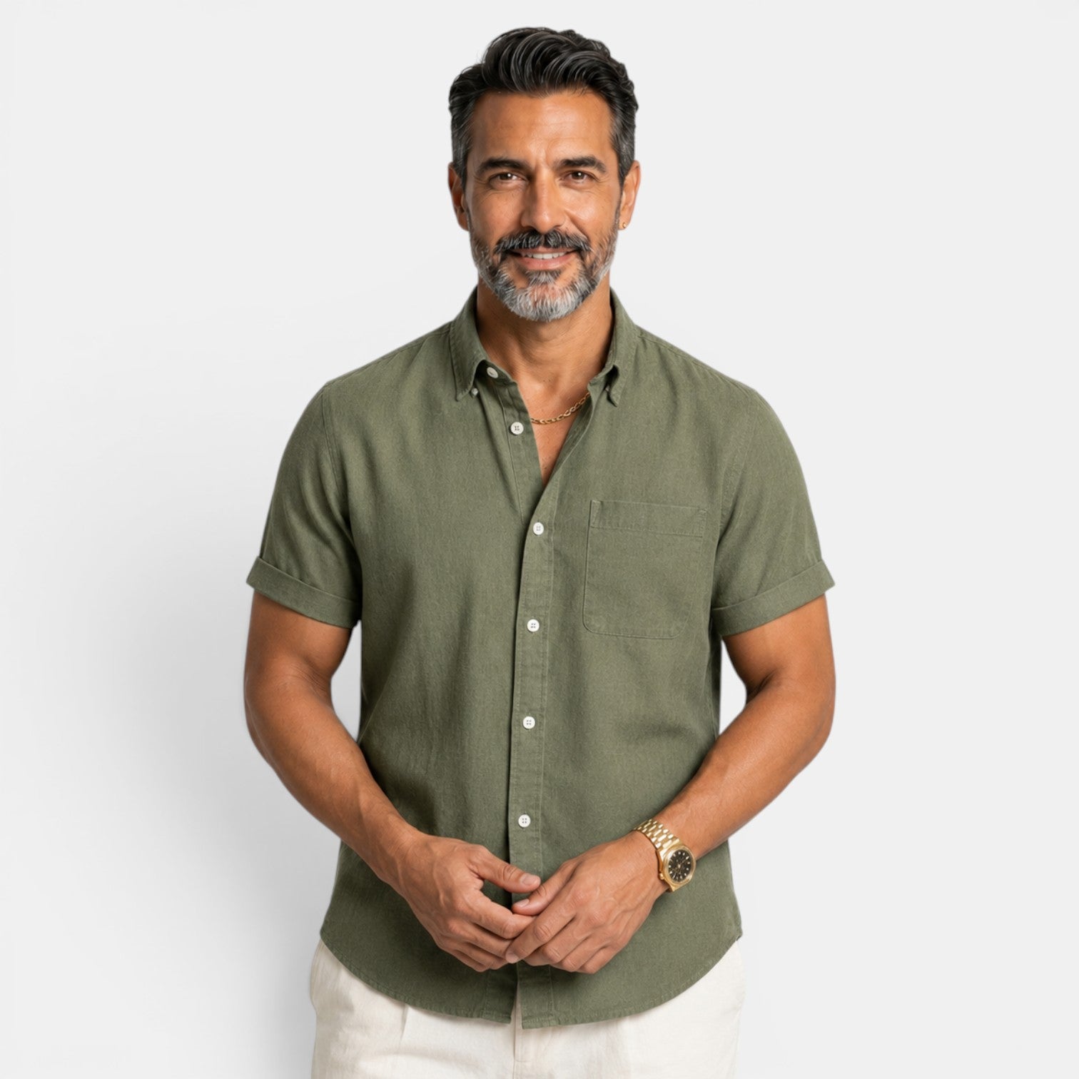 Camisa Hombre Manga Corta