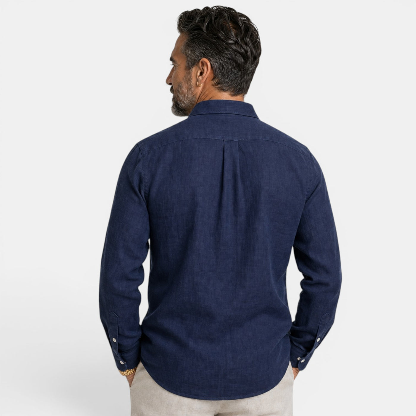 Camisa Lino Mujer Elegante