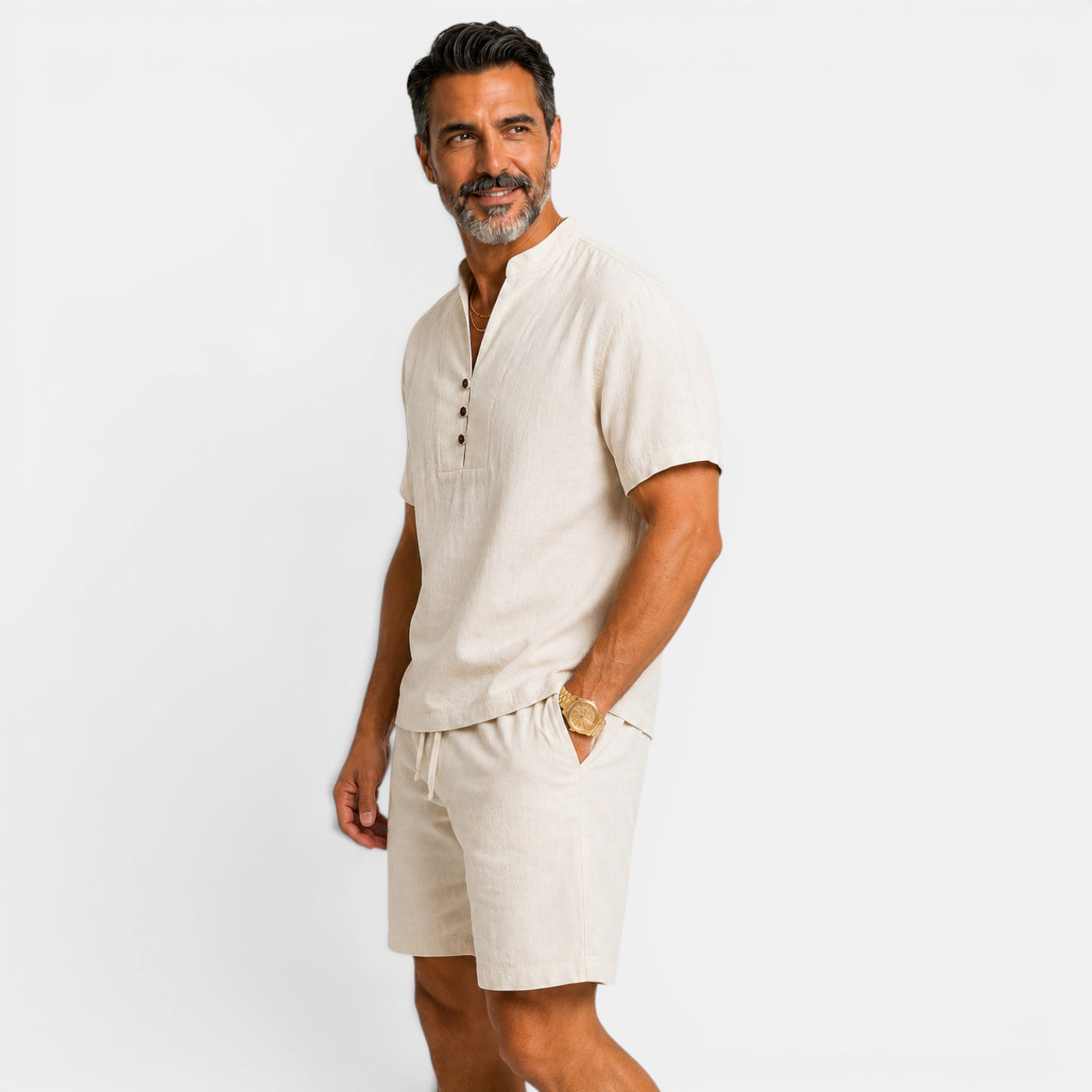 Men's Linen Summer Set
