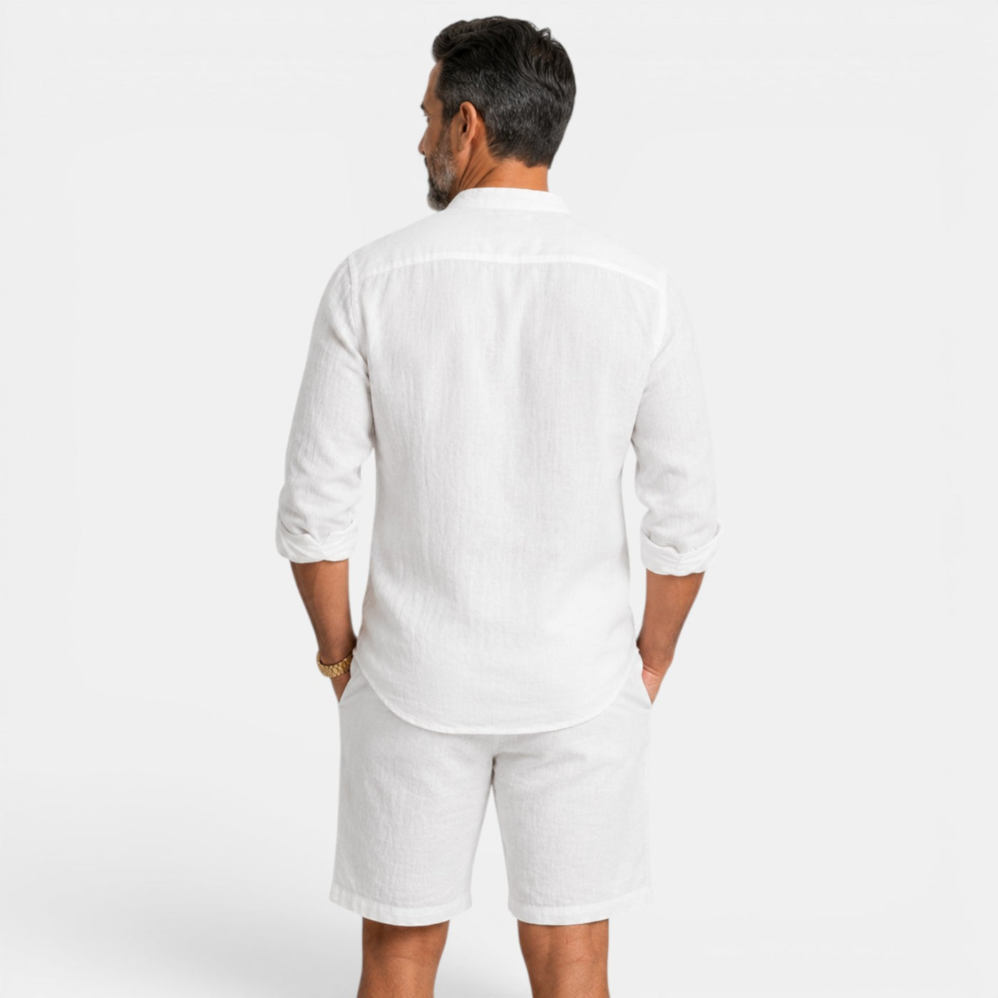 Men's Casual Linen Set