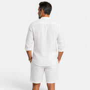 Men's Casual Linen Set