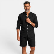Men's Casual Linen Set