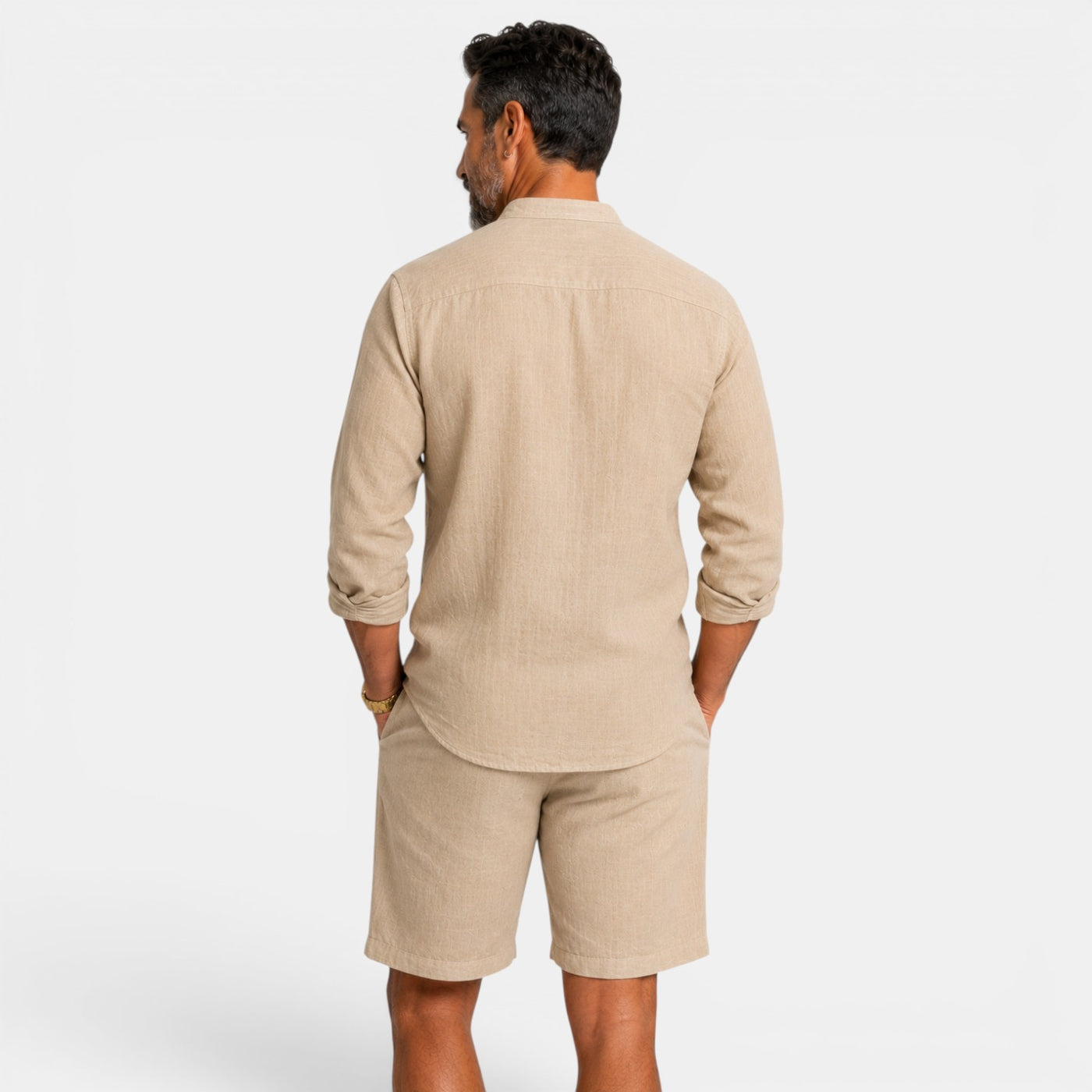Men's Casual Linen Set