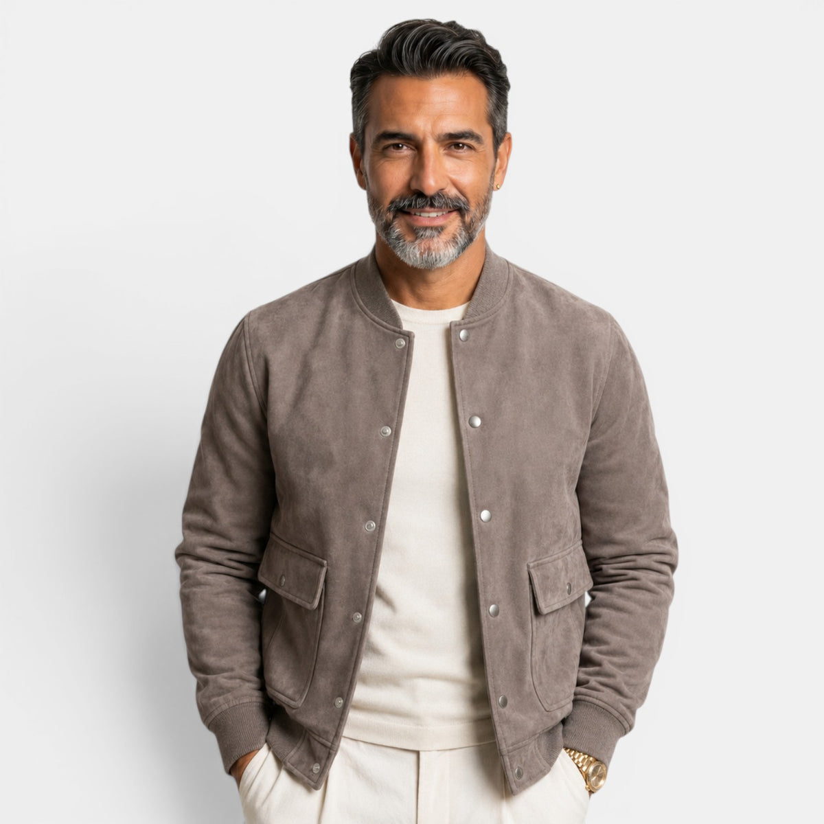 Chaqueta Bomber Hombre Casual