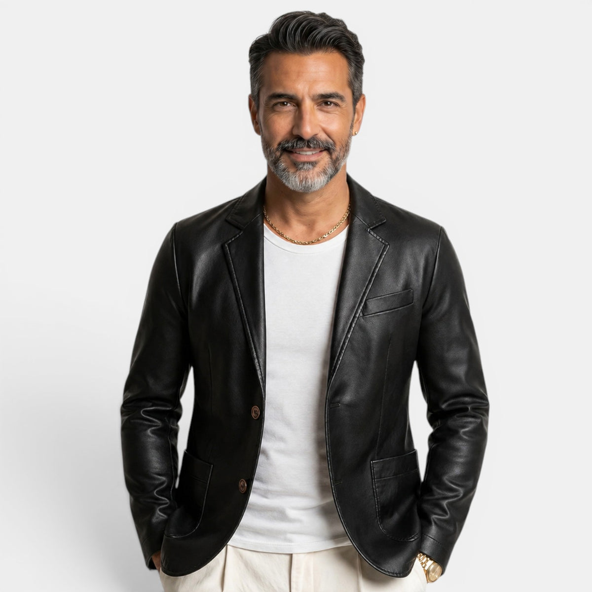 Chaqueta Piel Hombre Primavera