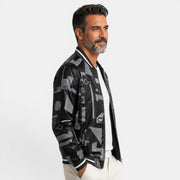 Men's Printed Bomber Jacket